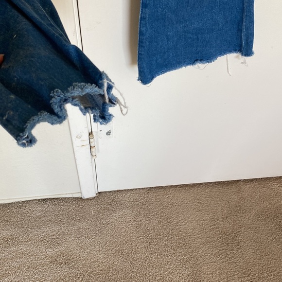 MOTHER denim flower embroidered flare jeans - Picture 2 of 4